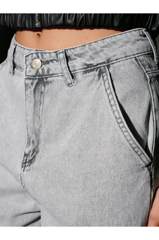 71450 Snow Wash Grey Skater Denim Pants - Grey - 4