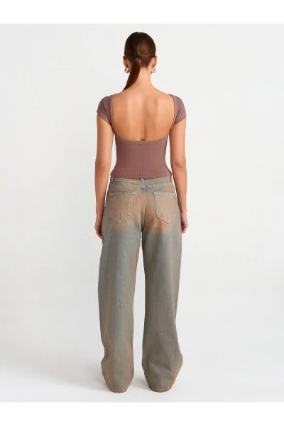 71464 Oldingi Panelli Keng Denim Shimim-Tint - 10