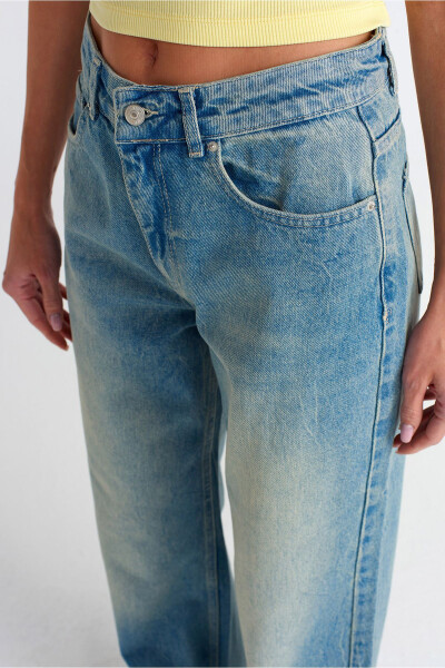 71477 File Wash Wide Denim Pants-Tint - 12