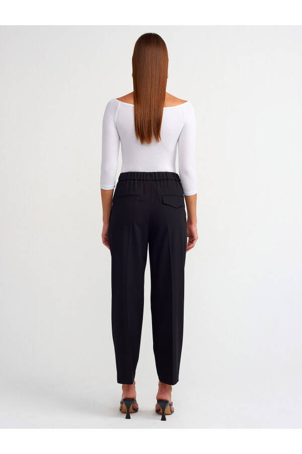 71523 Брюки средней посадки - Черный - 9