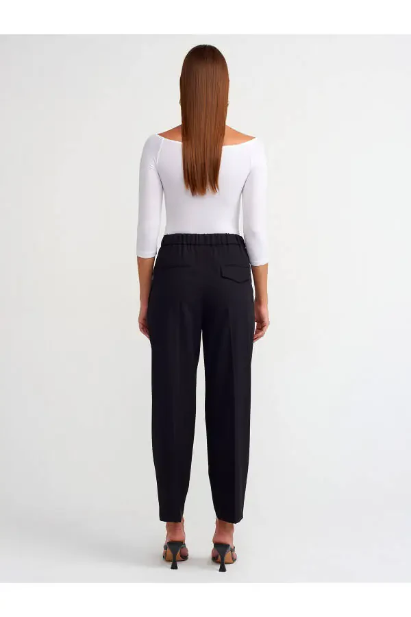 71523 Mid-Rise Pants - Black - 9