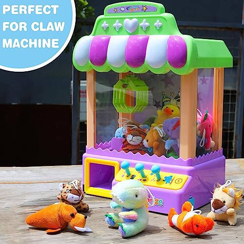 72 Pack Mini Stuffed Animal, Assorted Plush Toy (Dinosaur, Zoo, Ocean), Party Favors for Kid, Perfect for Claw Machine Filler, Goody Bag Stuffers, Keychain, Carnival Prizes, Classroom Reward Gift Bulk - 47