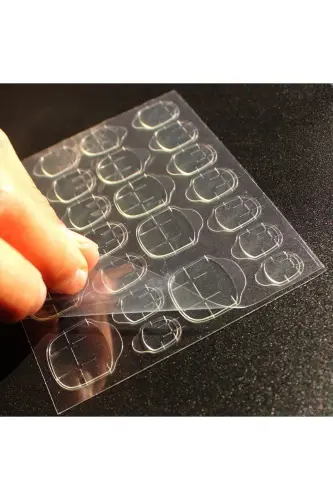 72 Pieces Harmless Pro Double Sided Prosthetic False Nail Adhesive Tabs - 72 