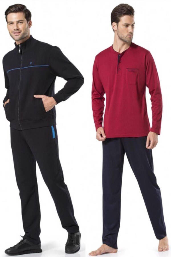 7200 4-piece Sweatsuit Pajama Groom Set - 7