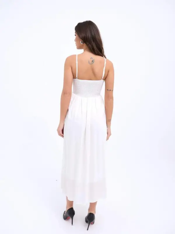 7322 DRESS-ECRU - 4