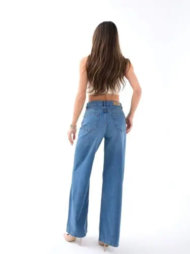 7418 KOT PANTOLON-MAVİ - 3