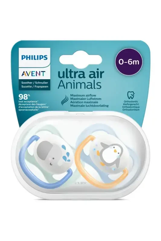 74scf080/05 Ultra Air Pacifier 0-6 Months (BOY) - 1
