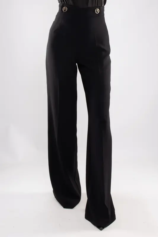 7512 Flare Crepe Pants - 3