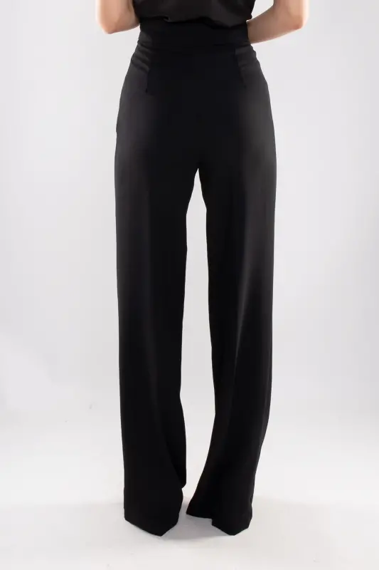 7512 Flare Crepe Pants - 5