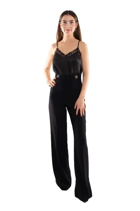 7512 Flare Crepe Pants - 1