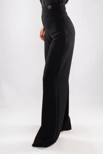 7512 Flare Crepe Pants - 4