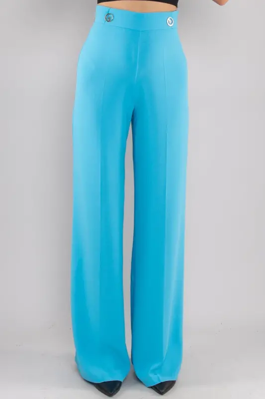 7512 Flare Crepe Pants - 2