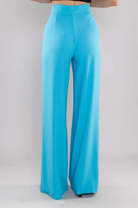 7512 Flare Crepe Pants - 4