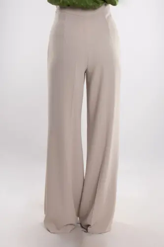 7512 Wide Leg Crepe Trousers - 5