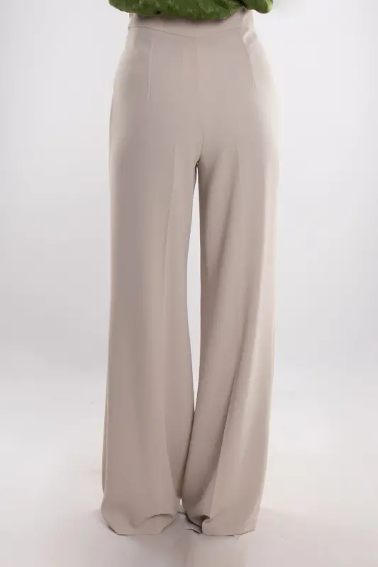 7512 Wide Leg Crepe Trousers - 5