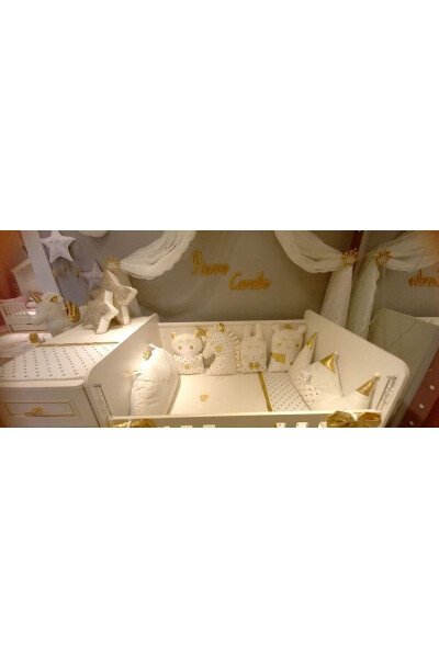 75*130 Gold Baby Sleep Set - PIERRE CARDIN