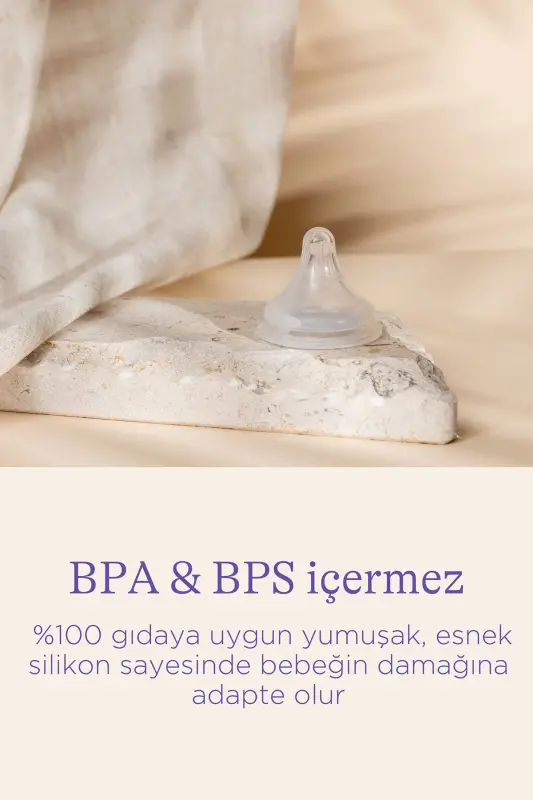 75590 Natural Wave Silicone Nipple Baby Bottle 240 ml - 5
