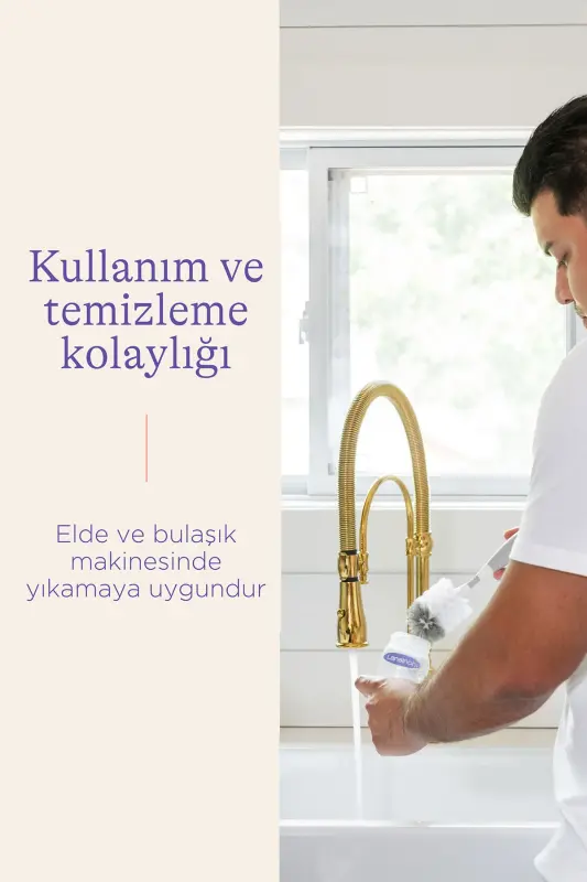 75590 Natural Wave Silikon Uçlu Biberon 240 ml - 4