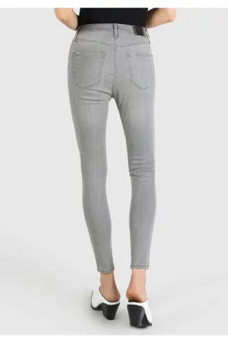 759 Lara Süper Slim Fit Normal Bel Dar Paça Kadın Pantolon - DIVA WASH - COLIN'S (1)