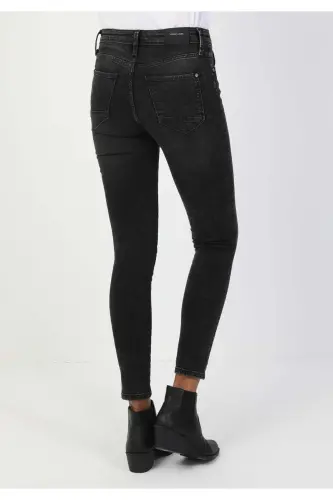 759 Lara O'rta Bel Tor Tiq Super Slim Fit Kulrang Ayollar Jins Shimini - COLIN'S (1)