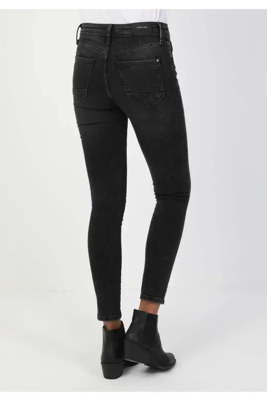 759 Lara Женские джинсы скинни Super Slim Fit серого цвета - 2
