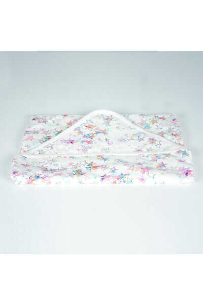 75x75 Colourful Stars Muslin Swaddle 1 Piece - HOME HARMONY