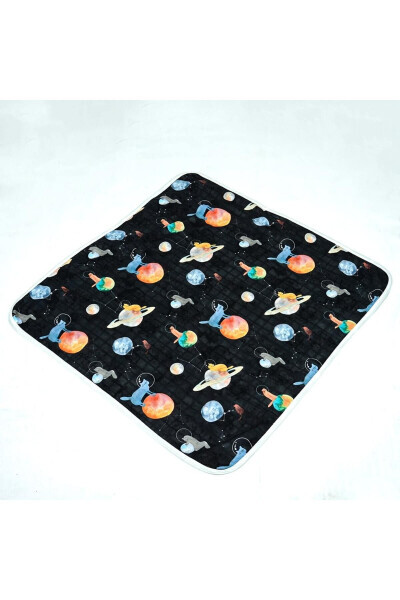 75x75 Galaxy Cat Muslin Swaddle 1 Piece - HOME HARMONY (1)