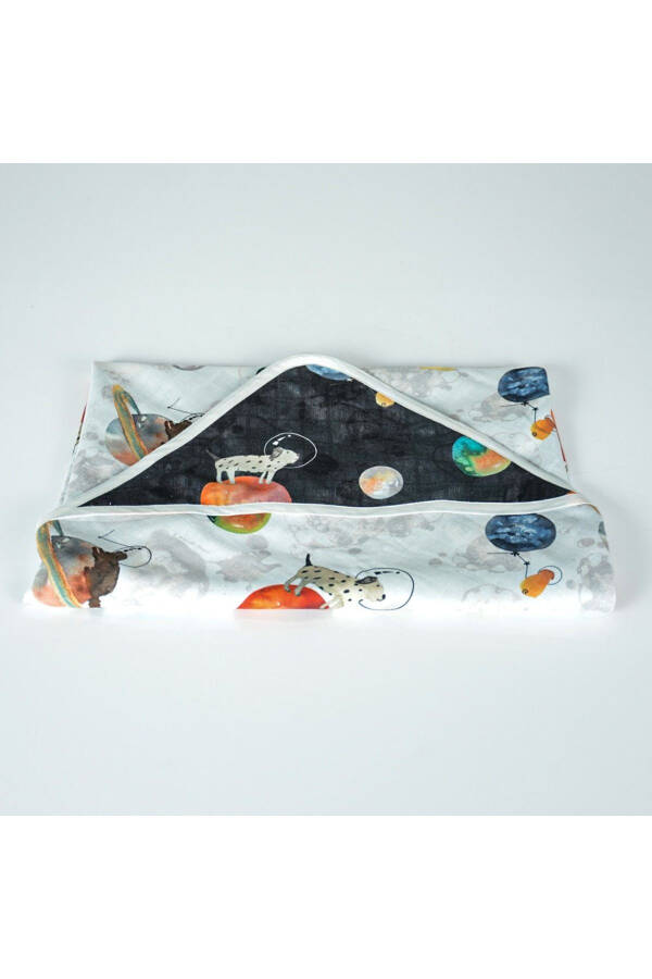 75x75 Galaxydog Muslin Swaddle 1 Piece - 2