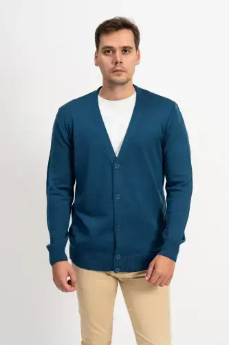 76000 Мужской Весенний Трикотажный Кардиган-Бензин - F&K (1)
