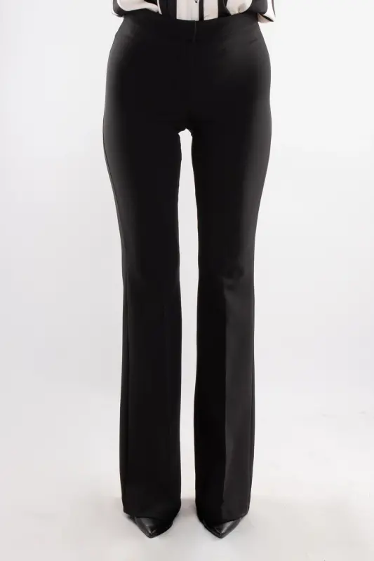 7673 Women's Crepe Pants with Spanish Flare - 3