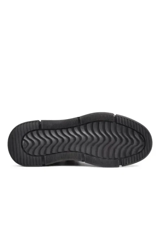 77554 ERKAK HAQIQIY TERI YARIM BOT QORA-QORA NUBUK - 5