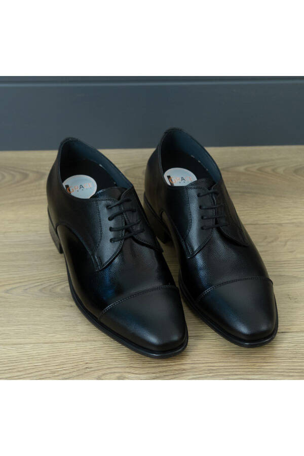 7/9 Cm Height Increasing Hidden Heel Handmade Special Collection Detailed Classic Groom Shoes - 6