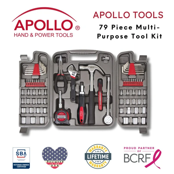 79 Piece Multi-Purpose Tool Kit - DT9411 - 3