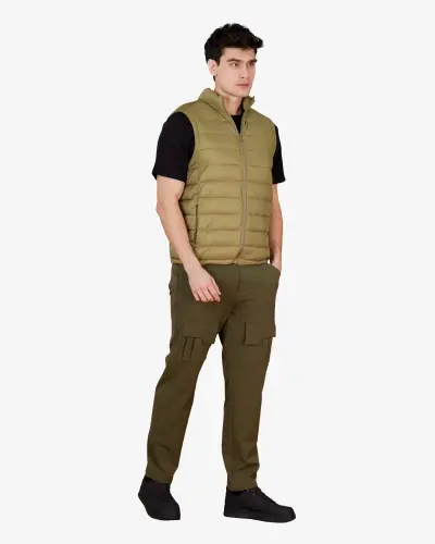 7BASIC Vest - DARK OLIVE GREEN - 4