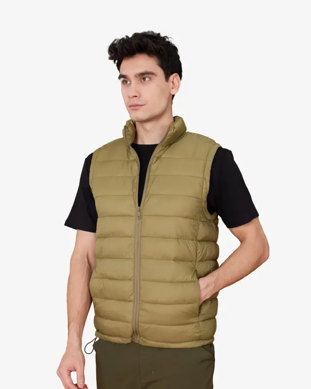 7BASIC Vest - DARK OLIVE GREEN - 2