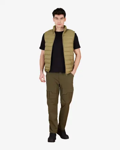 7BASIC Vest - DARK OLIVE GREEN - 3