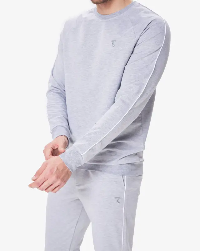 7CLASSY Tracksuit - GREY-MELANGE - 9