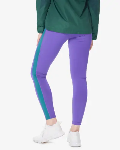 7CZEN Leggings - ФИОЛЕТОВЫЙ / ЗЕЛЁНЫЙ - 3