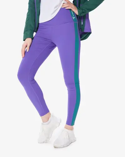 7CZEN Leggings - ФИОЛЕТОВЫЙ / ЗЕЛЁНЫЙ - 7SABER (1)