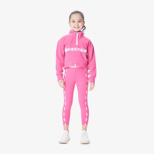 7FLY Half Zip Sweatshirt - ФУКСИЯ - 7SABER (1)