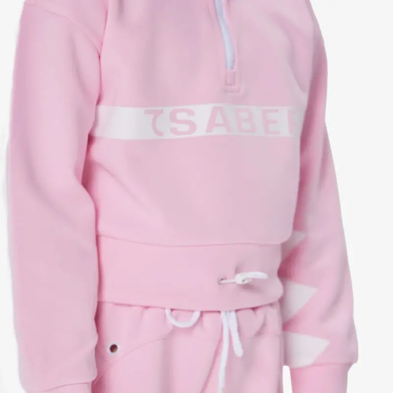 7FLY Half Zip Sweatshirt - PINK - 4