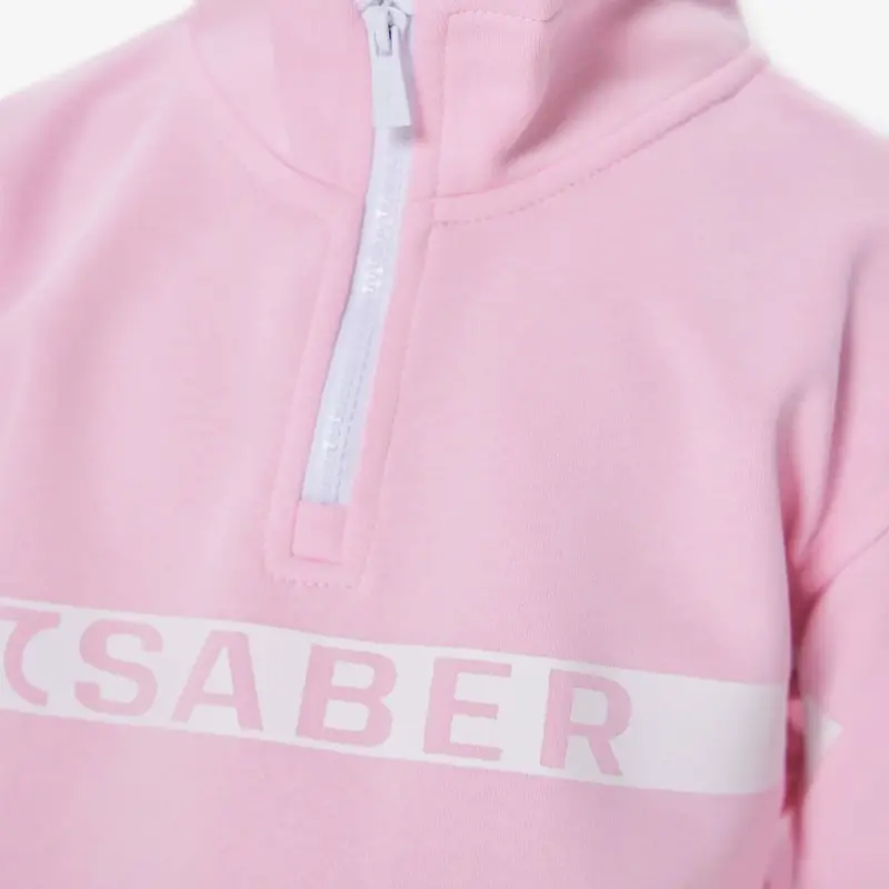 7FLY Half Zip Sweatshirt - PINK - 6