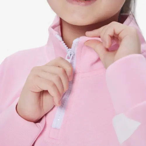 7FLY Half Zip Sweatshirt - PINK - 7