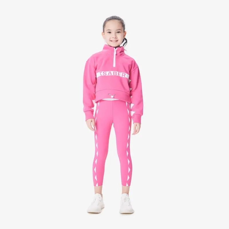 7FLY Half Zip Sweatshirt - ФУКСИЯ - 2