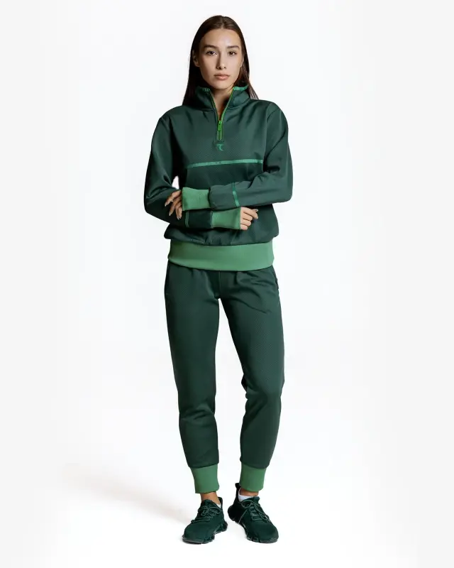 7OXY Windbreaker - DARK GREEN - 1