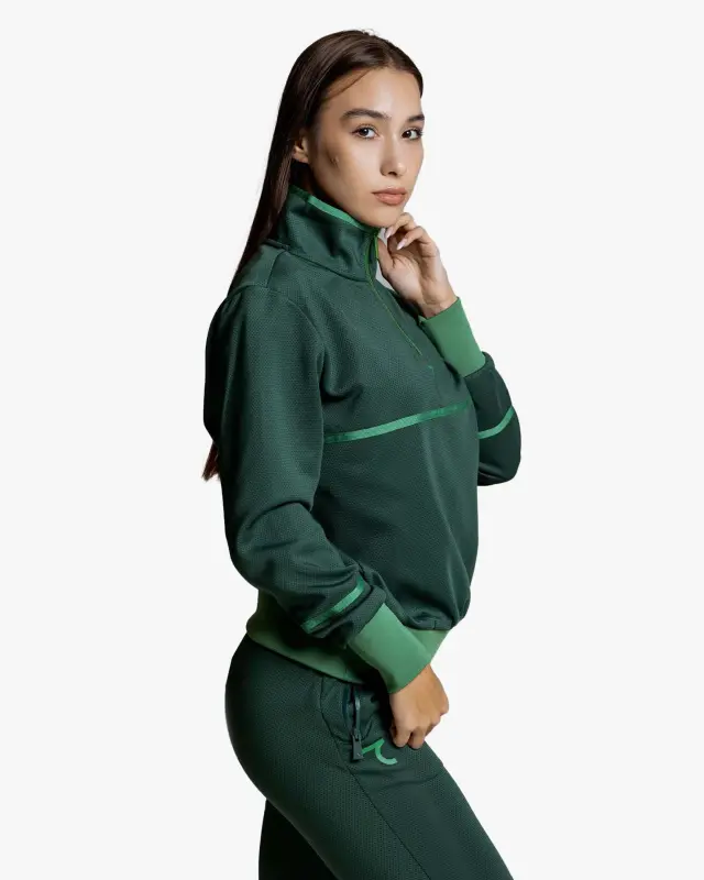 7OXY Windbreaker - DARK GREEN - 4
