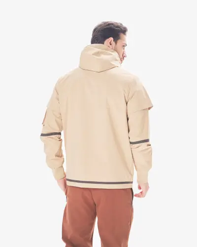 7RAW Windbreaker - BEIGE-BROWN - 7