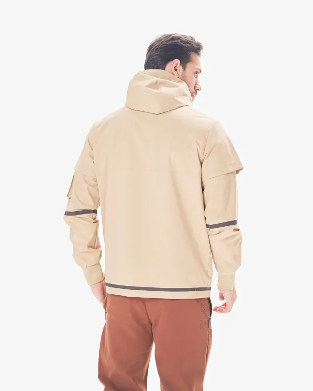 7RAW Windbreaker - BEIGE-BROWN - 7