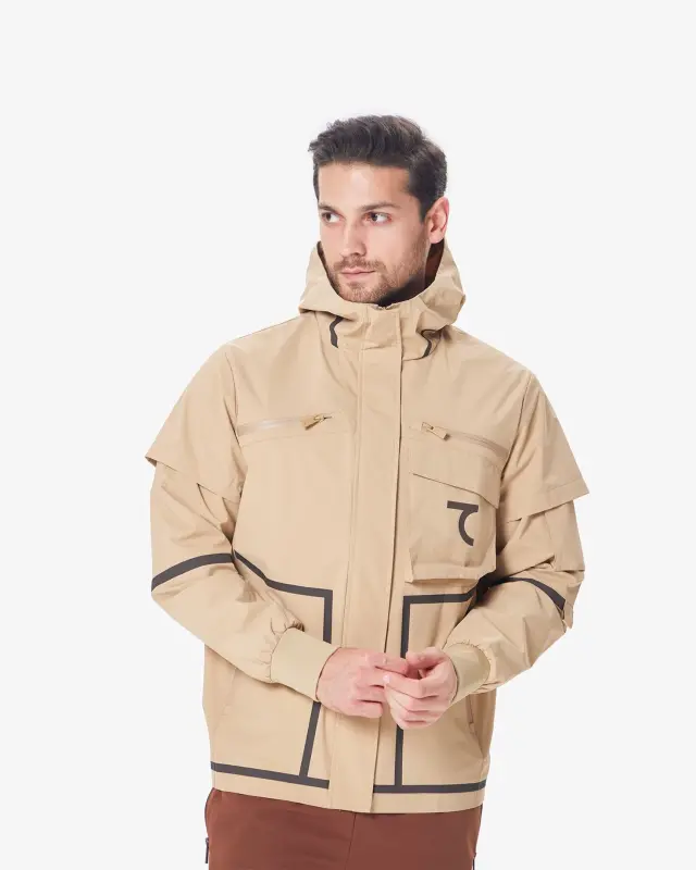 7RAW Windbreaker - BEIGE-BROWN - 8