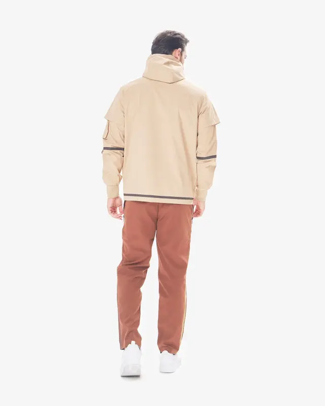 7RAW Windbreaker - BEIGE-BROWN - 9